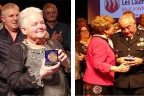 A eux deux ils totalisent 63 ans de bénévolat au service de leurs concitoyens... Ca vaut bien une  médaille !